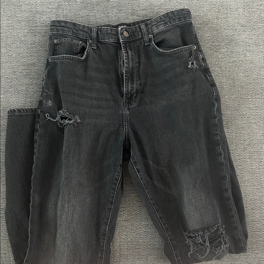 BDG Black High-Rise Flare Jeans
